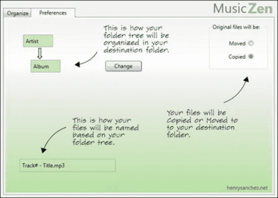 Capture d'écran de l'application MusicZen Portable - #2