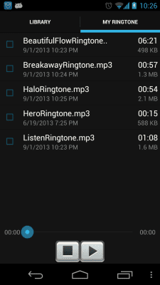 Capture d'écran de l'application Ringtone Maker & MP3 Cutter - #3