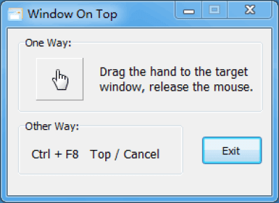 Capture d'écran de l'application Window On Top - #2
