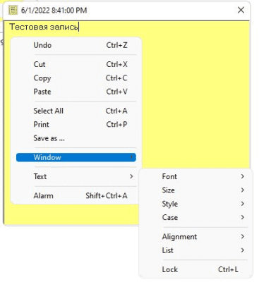 Capture d'écran de l'application Sticky Notes Manager - #3