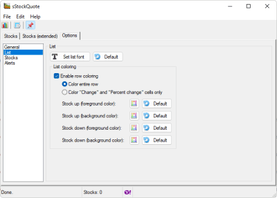 Capture d'écran de l'application sStockQuote - #3