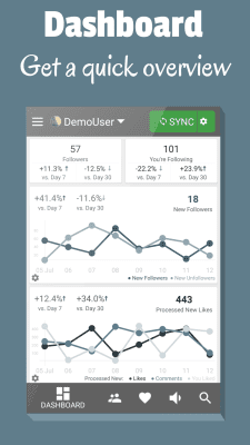 Capture d'écran de l'application Follower Stats for Instagram - #1