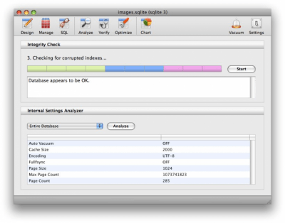 Capture d'écran de l'application SQLiteManager - #4