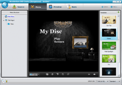 Capture d'écran de l'application Wondershare DVD Creator - #2