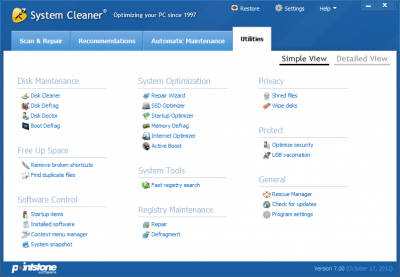 Capture d'écran de l'application System Cleaner - #3