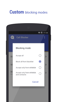 Capture d'écran de l'application NQ Mobile Call Blocker - #2