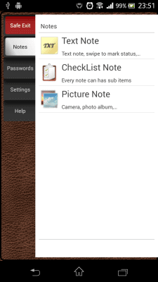 Capture d'écran de l'application DS Privacy Safebox - #3