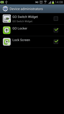 Capture d'écran de l'application Go Launcher Ex Lock Screen - #2