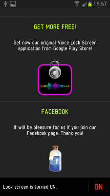 Capture d'écran de l'application Halloween Voice Lock Screen - #5