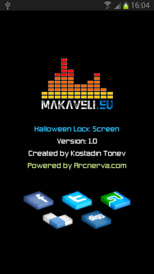 Capture d'écran de l'application Halloween Voice Lock Screen - #6