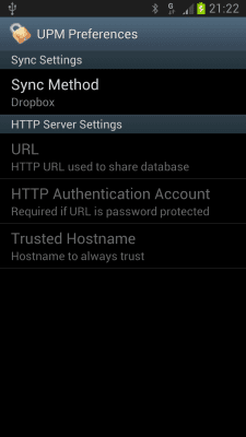 Capture d'écran de l'application Universal Password Manager - #4