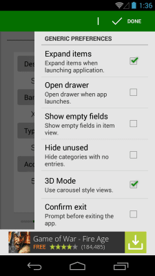 Capture d'écran de l'application Password Manager Lite - #6