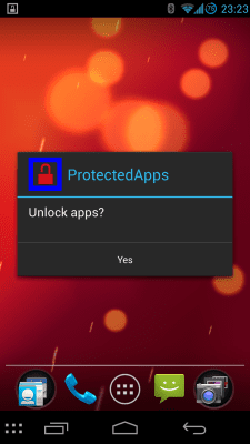 Capture d'écran de l'application ProtectedApps - #4