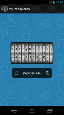 Capture d'écran de l'application My Passwords Generator - #3