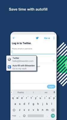 Capture d'écran de l'application Bitwarden - #5