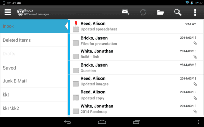 Capture d'écran de l'application McAfee Secure Container - #7