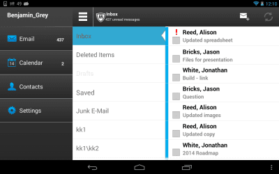 Capture d'écran de l'application McAfee Secure Container - #8