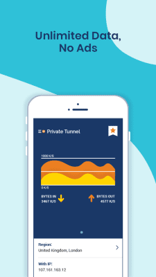 Capture d'écran de l'application Private Tunnel VPN – Fast & Secure Cloud VPN - #5