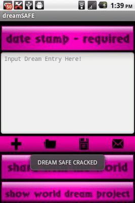 Capture d'écran de l'application Pink Zebra Dream Safe - #3