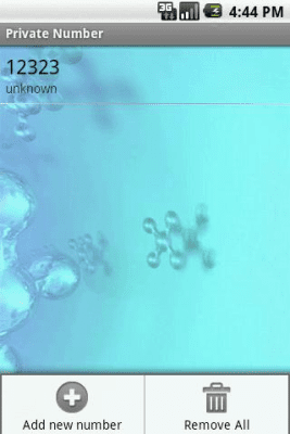 Capture d'écran de l'application Private Sms Trial - #3