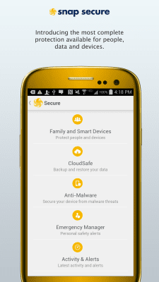 Capture d'écran de l'application Snap Secure + Mobile Antivirus - #4
