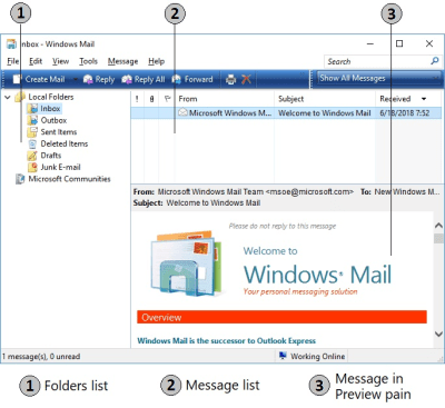 Capture d'écran de l'application Windows Mail Restore Tool - #2