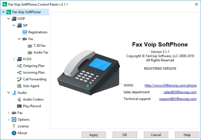 Capture d'écran de l'application Fax Voip Softphone - #2