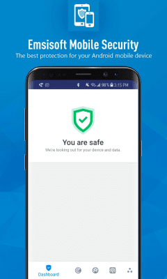 Capture d'écran de l'application Emsisoft Mobile Security - #1