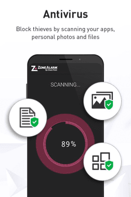Capture d'écran de l'application ZoneAlarm Mobile Security - #2
