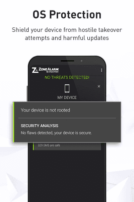 Capture d'écran de l'application ZoneAlarm Mobile Security - #6