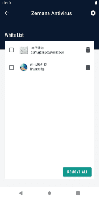 Capture d'écran de l'application Zemana Mobile Antivirus - #7