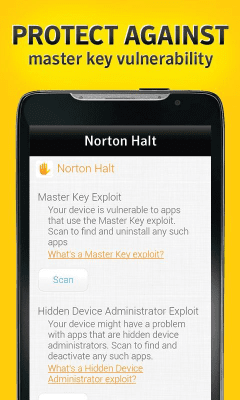 Capture d'écran de l'application Norton Halt exploit defender - #1