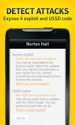 Capture d'écran de l'application Norton Halt exploit defender - #3
