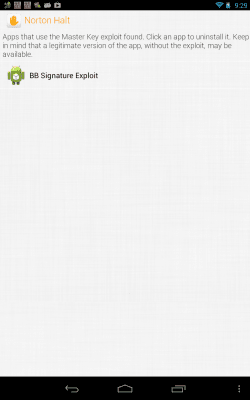 Capture d'écran de l'application Norton Halt exploit defender - #7