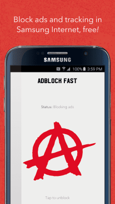 Capture d'écran de l'application Adblock Fast - #1