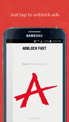 Capture d'écran de l'application Adblock Fast - #3