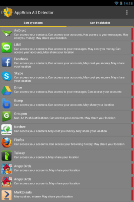 Capture d'écran de l'application AppBrain Ad Detector - #7