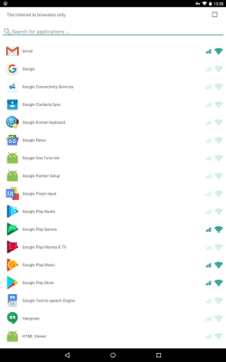 Capture d'écran de l'application AdWall - Adblock & Firewall - #4