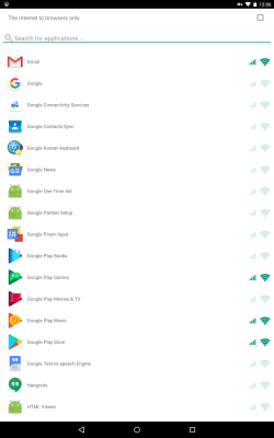 Capture d'écran de l'application AdWall - Adblock & Firewall - #6