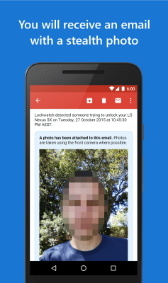 Capture d'écran de l'application Lockwatch - #3