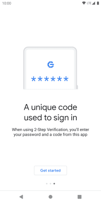 Capture d'écran de l'application Google Authenticator - #3