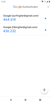 Capture d'écran de l'application Google Authenticator - #5