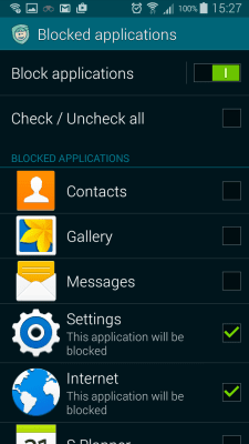 Capture d'écran de l'application Contrôle parental du temps - #3
