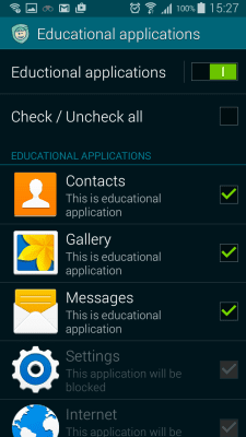 Capture d'écran de l'application Contrôle parental du temps - #4