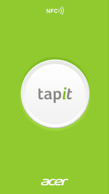 Capture d'écran de l'application acer NFC - #3