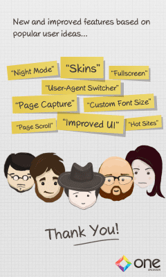 Capture d'écran de l'application ONE Browser - #6