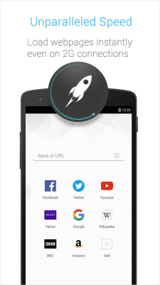 Capture d'écran de l'application APUS Turbo Browser - #1