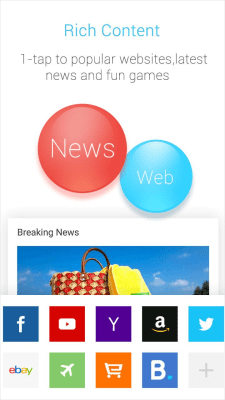 Capture d'écran de l'application APUS Turbo Browser - #3