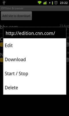 Capture d'écran de l'application Offline Browser - #4