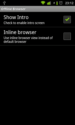 Capture d'écran de l'application Offline Browser - #5
